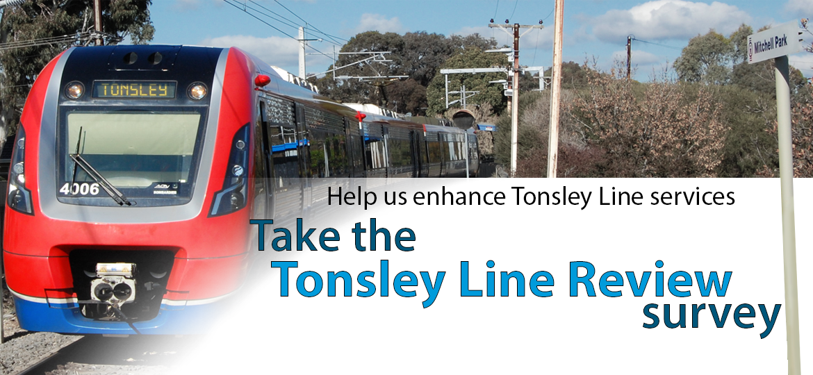 the Tonsley Line Review survey Riverbank bridge at night time
