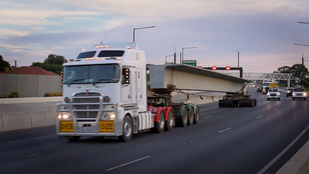 Beams being delivered for the TGSP 