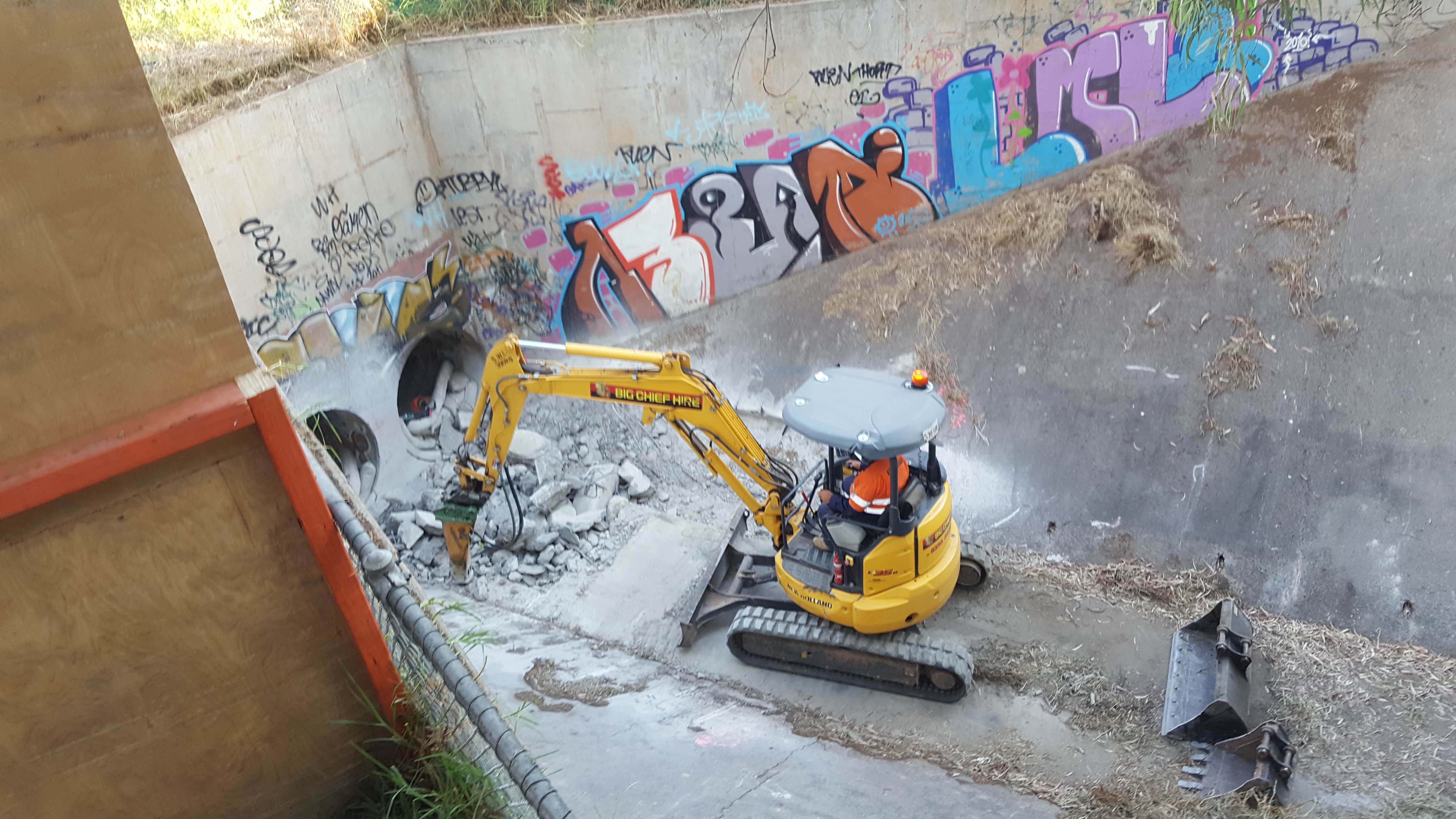 March 2017 - Culvert 12 works