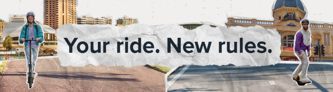 Your ride. New rules.